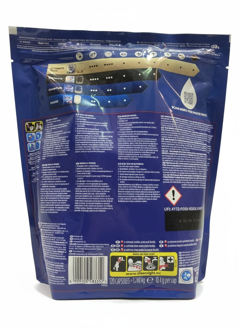 Finish All in 1 Powerball Quantum Powerful Dishwashing 120 Caps 1.248kg - Image 2